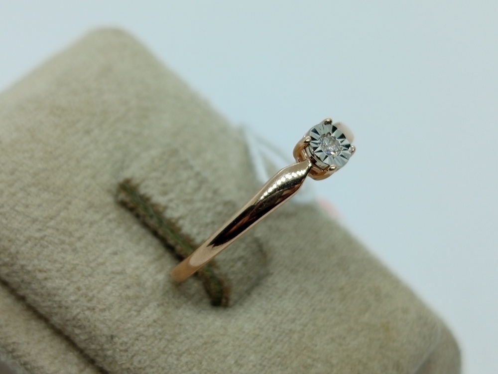 КОЛЬЦО БРИЛЛИАНТ Au 585