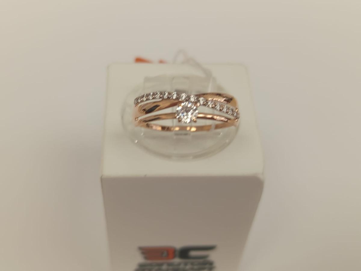 КОЛКМИ585 КОЛЬЦО С КАМНЯМИ (Au 585)