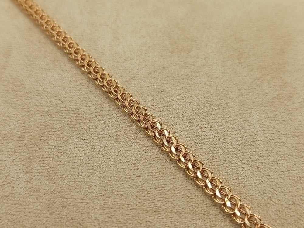 БРАСЛЕТ ПУСТОТЕЛЫЙ Итальянка (Au 585)