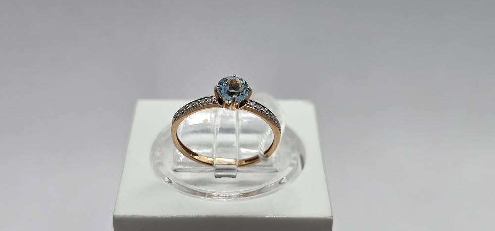 КОЛКМИ585 КОЛЬЦО С КАМНЯМИ (Au 585)