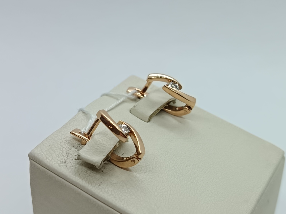 СЕРЬГИ БРИЛЛИАНТ (Au 585)