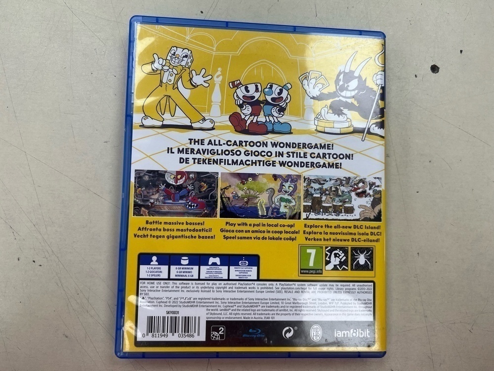 Игра Playstation 4 Cuphead