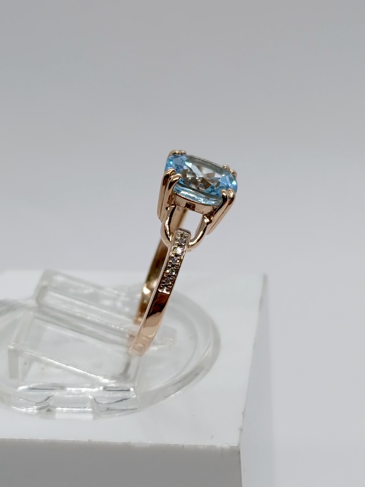 КОЛКМИ585 КОЛЬЦО С КАМНЯМИ (Au 585)