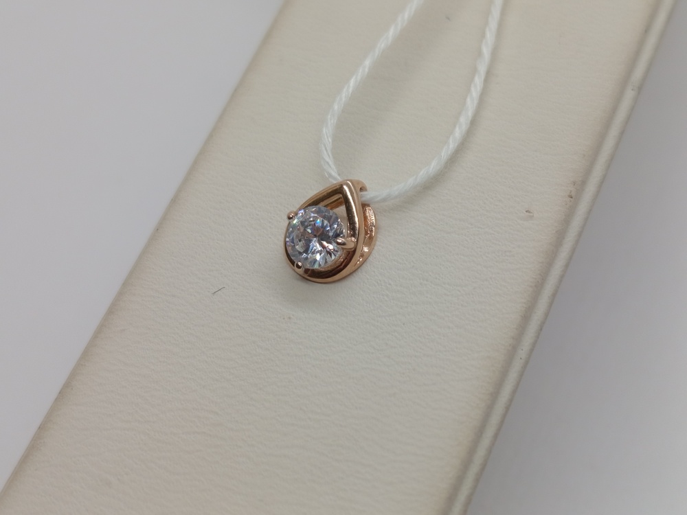 ПОДКМ585 ПОДВЕСКА С КАМНЕМ (Au 585)