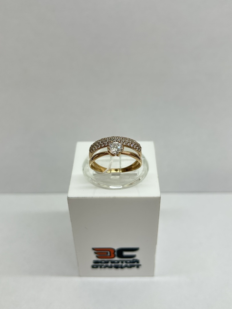 КОЛКМИ585 КОЛЬЦО С КАМНЯМИ (Au 585)