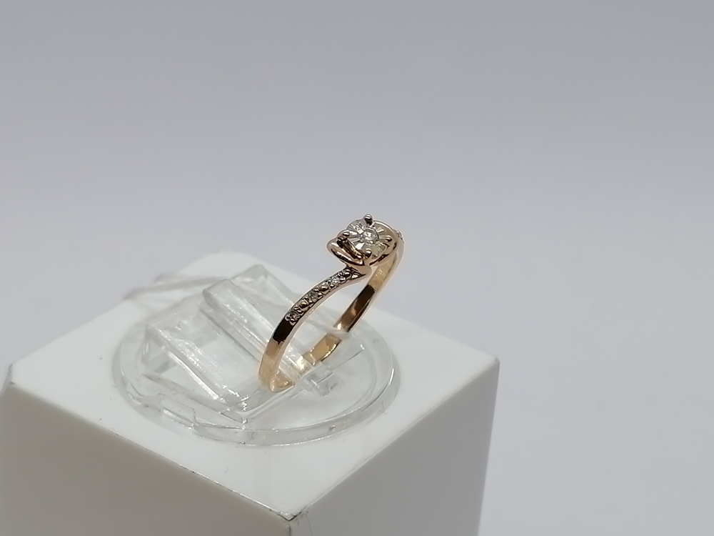 КОЛЬЦО БРИЛЛИАНТ Au 585