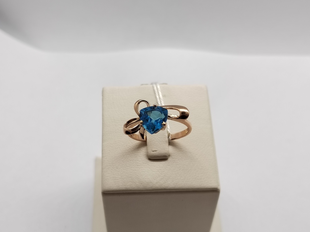 КОЛКМ585 КОЛЬЦО С КАМНЕМ (Au 585)