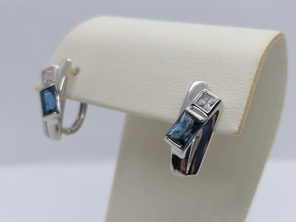 СЕРЬГИ С КАМНЯМИ (Au 585)