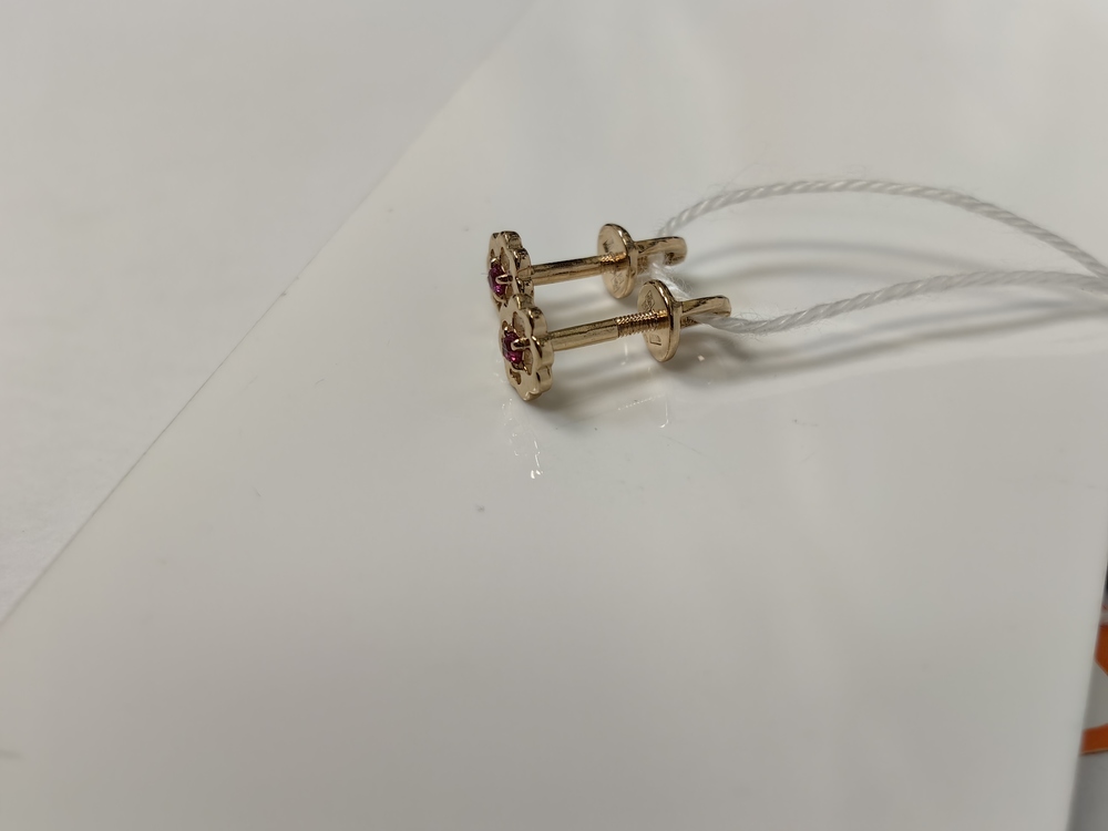 СПУС585 СЕРЬГИ ПУСЕТЫ (Au 585) СПУС585 СЕРЬГИ ПУСЕТЫ (Au 585)