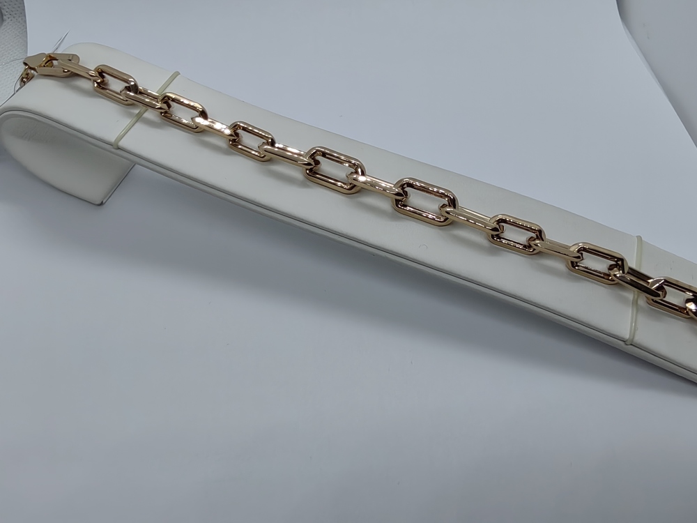 БРАСЛЕТ ПУСТОТЕЛЫЙ Якорное (Au 585)