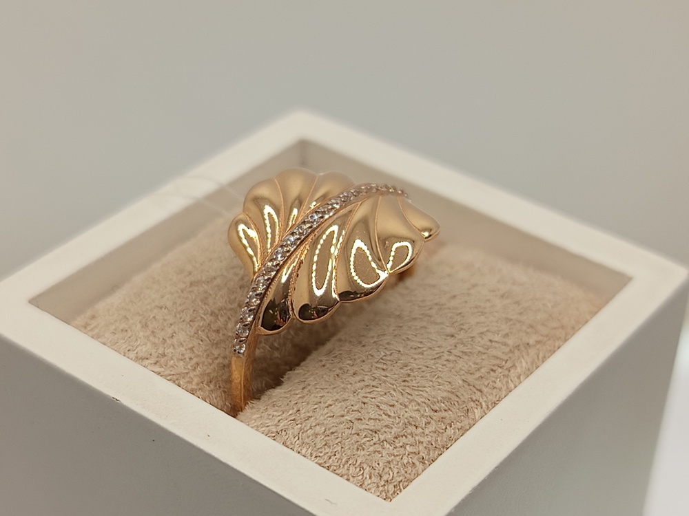 КОЛЬЦО С КАМНЯМИ (Au 585)