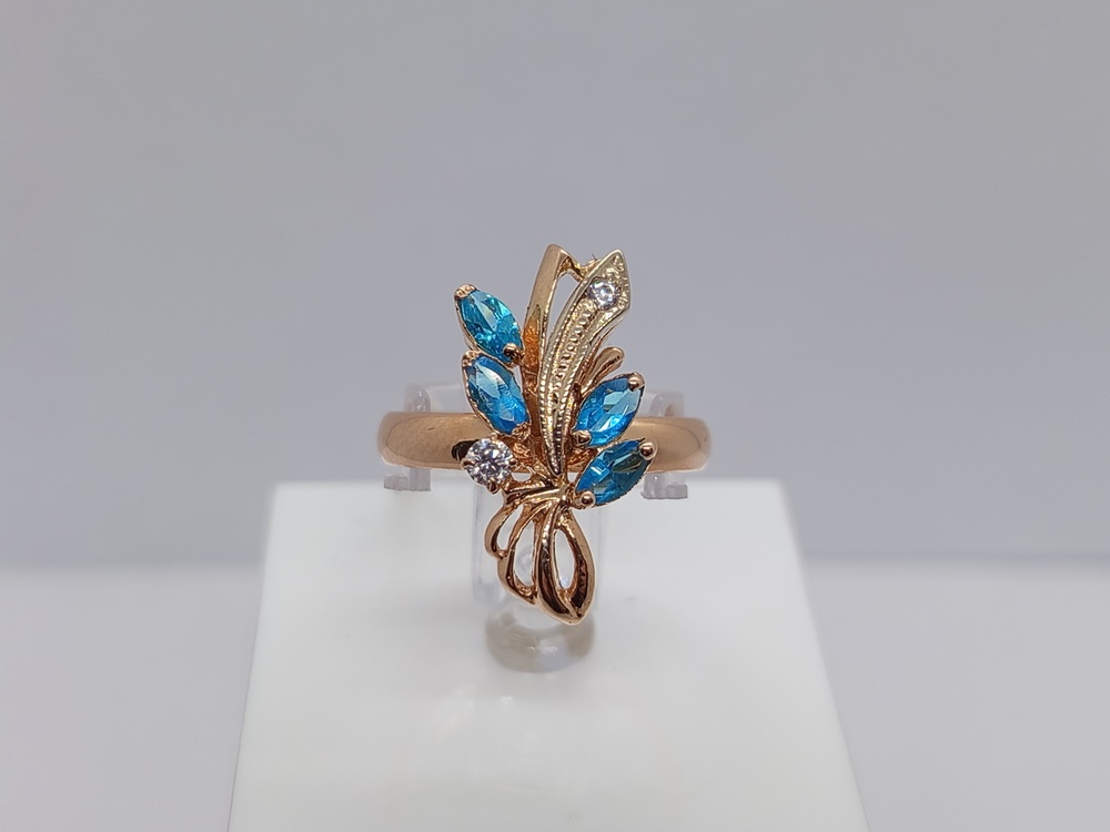 КОЛКМИ585 КОЛЬЦО С КАМНЯМИ (Au 585)