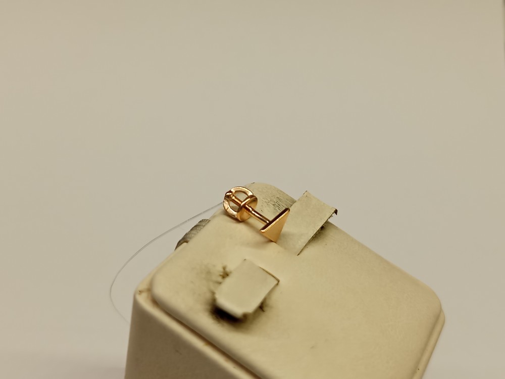 СЕРЬГИ ПУСЕТА без камня (Au 585)