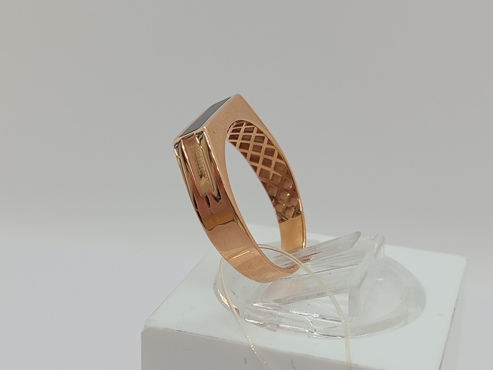 КОЛЬЦО ПЕЧАТКА с камнем (Au 585)