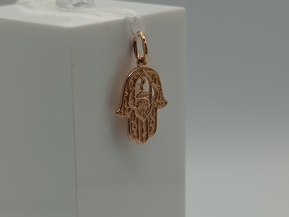 ПОДМБК585 ПОДВЕСКА МЕЧЕТЬ БЕЗ КАМНЯ (Au 585)