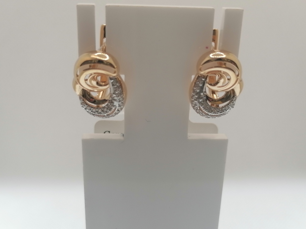 СЕРЬГИ С КАМНЯМИ (Au 585)