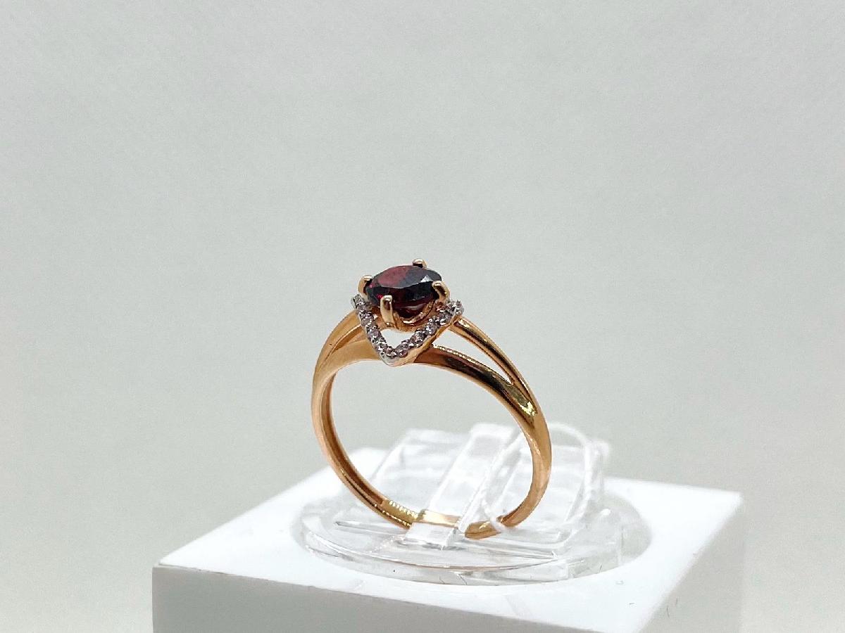 11804410 КОЛЬЦО С КАМНЯМИ (Au 585)