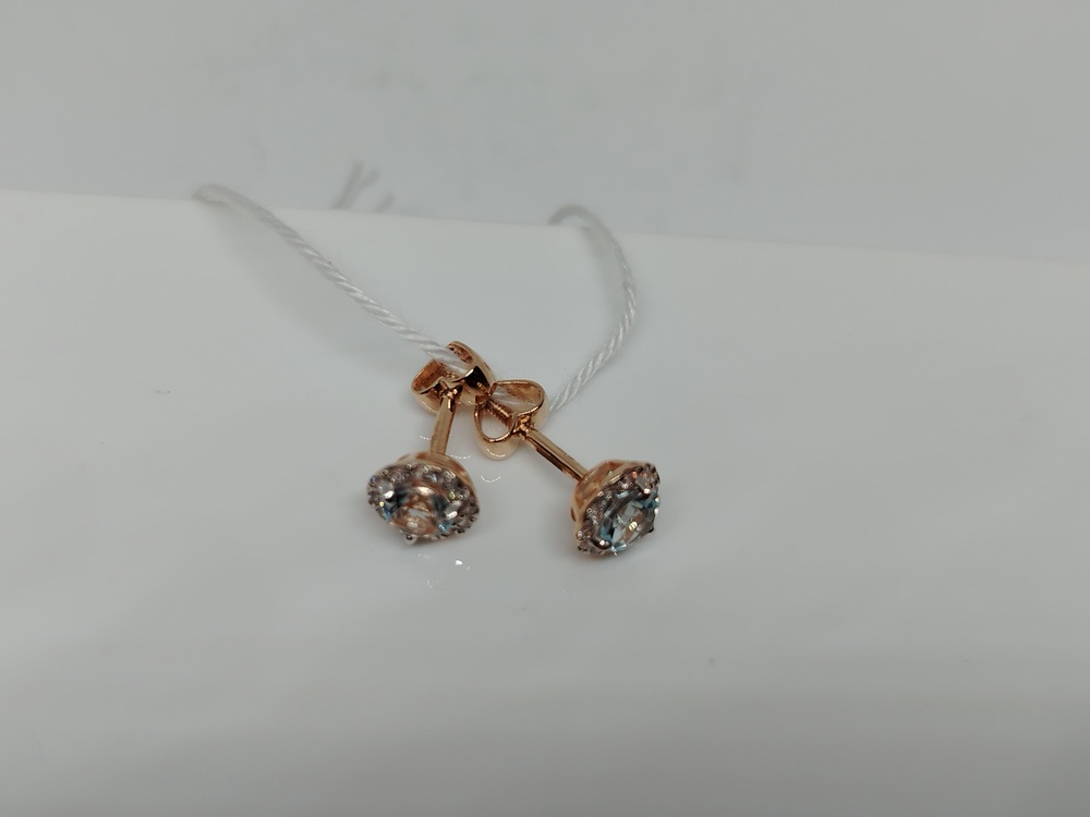 СПУС585 СЕРЬГИ ПУСЕТЫ (Au 585)