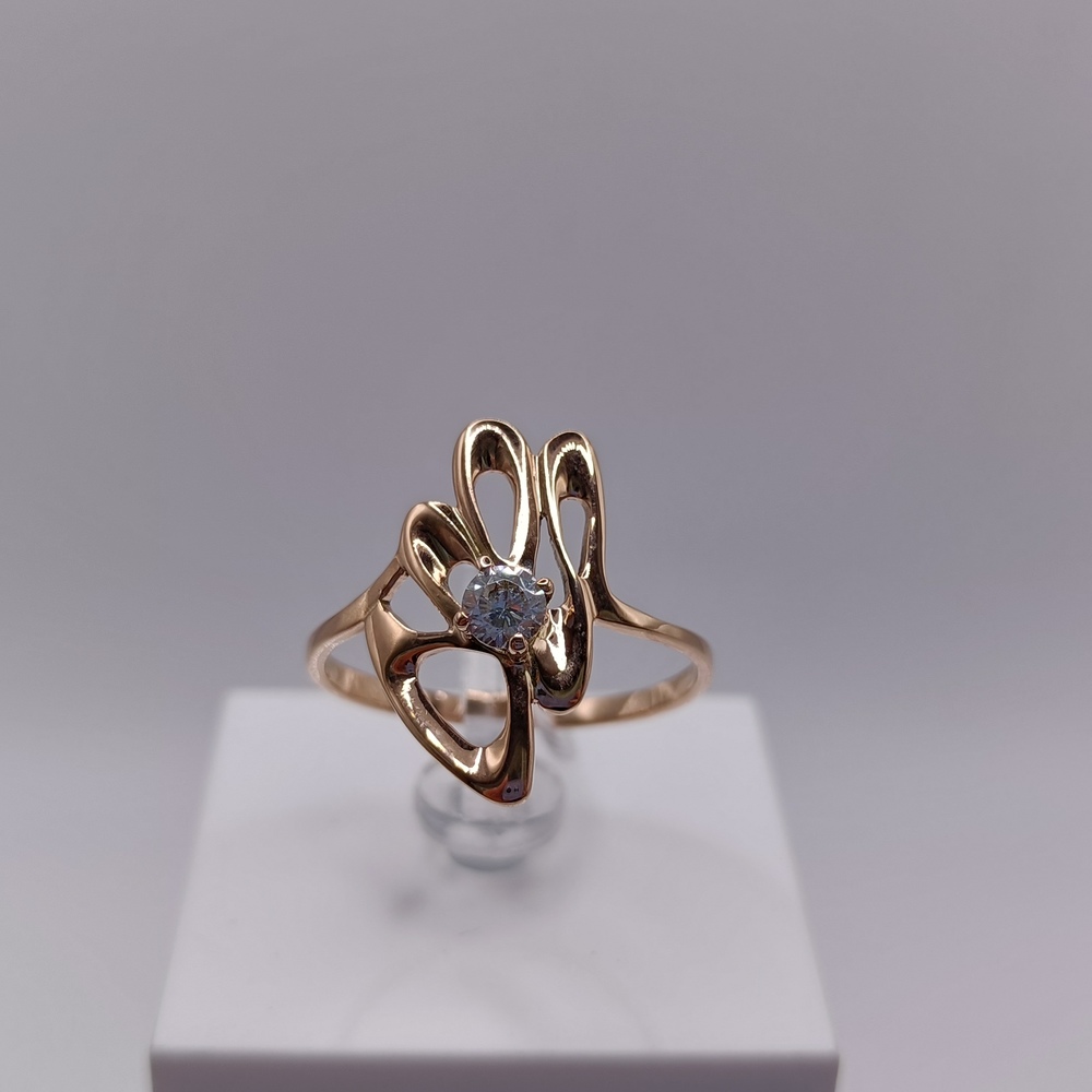 КОЛКМ585 КОЛЬЦО С КАМНЕМ (Au 585)