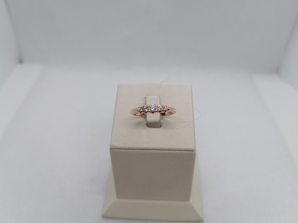 КОЛЬЦО С КАМНЯМИ (Au 585)