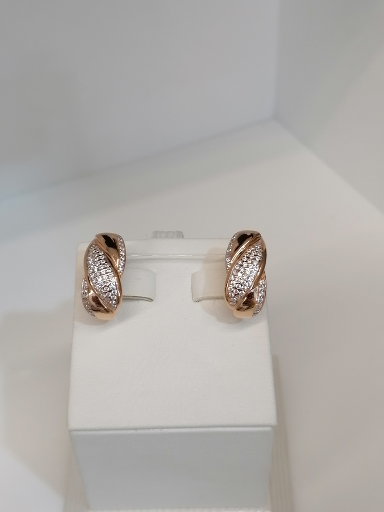 СЕРЬГИ С КАМНЯМИ (Au 585)