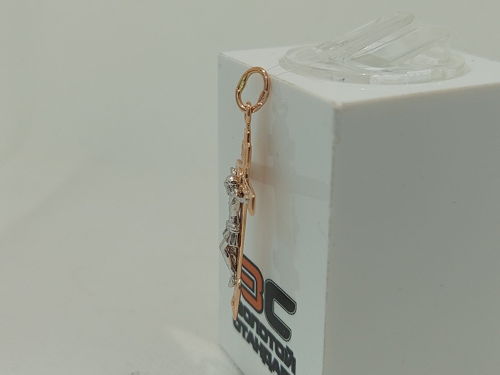 ПОДВЕСКА КРЕСТ без камня (Au 585)