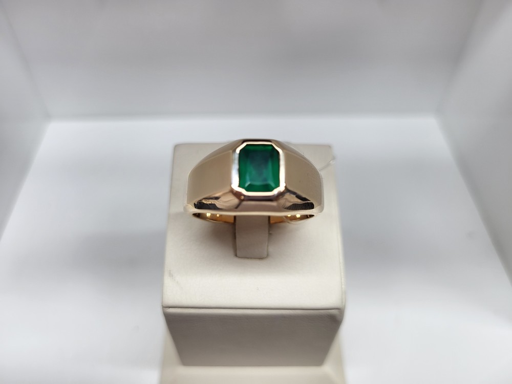 КОЛЬЦО ПЕЧАТКА с камнем (Au 585)