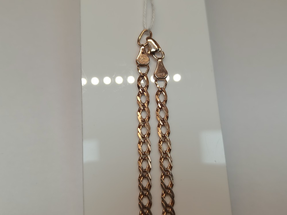 ЦЕПЬ ПОЛНОВЕСНАЯ Ромб двойной (Au 585)