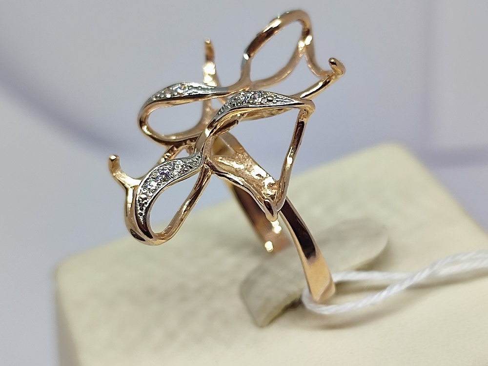 КОЛКМИ585 КОЛЬЦО С КАМНЯМИ (Au 585)