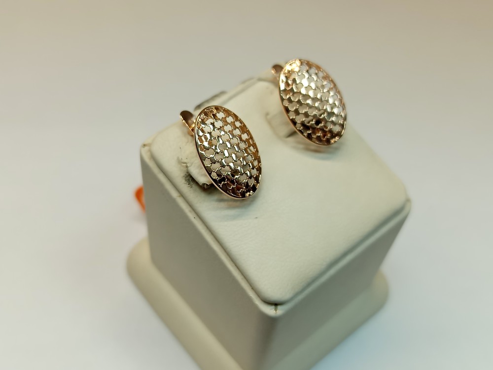 СЕРЬГИ БЕЗ КАМНЯ (Au 585)