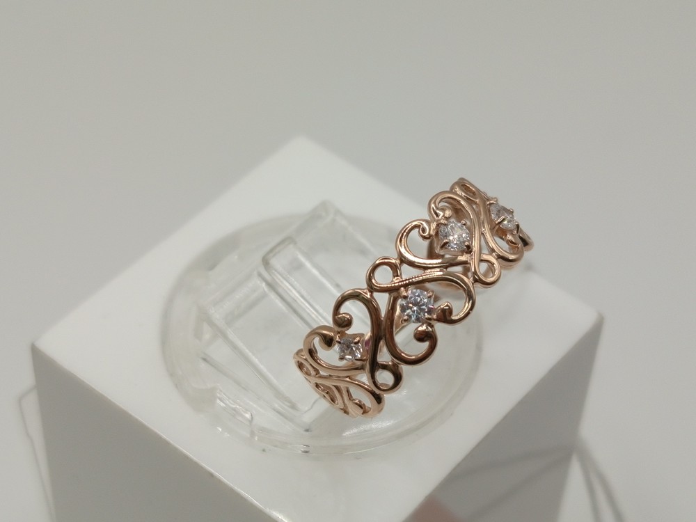 КОЛКМИ585 КОЛЬЦО С КАМНЯМИ (Au 585)