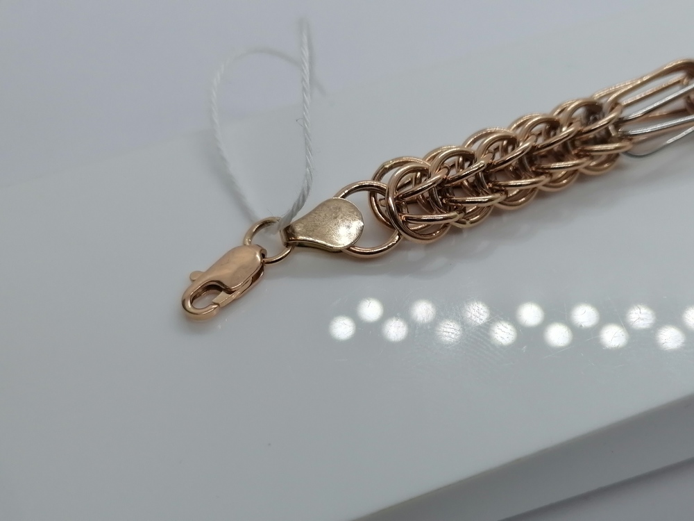 БРАСЛЕТ ПУСТОТЕЛЫЙ Фантазия Au 585