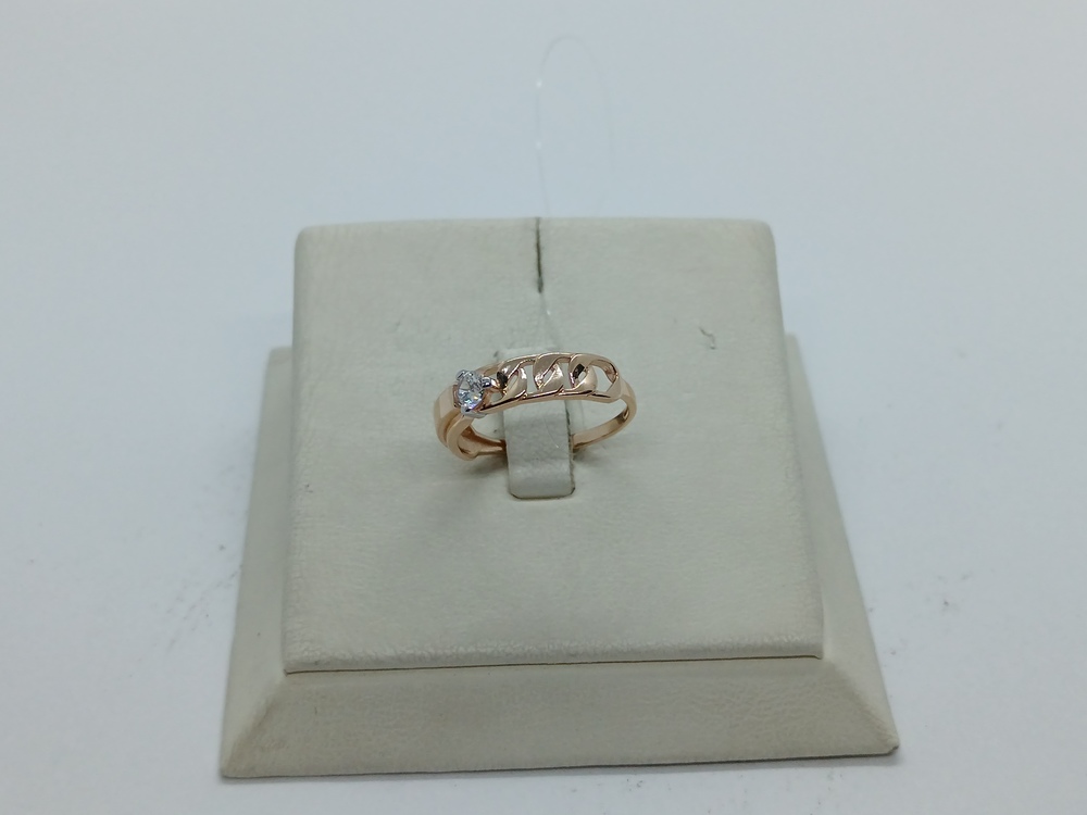 КОЛЬЦО С КАМНЕМ (Au 585)