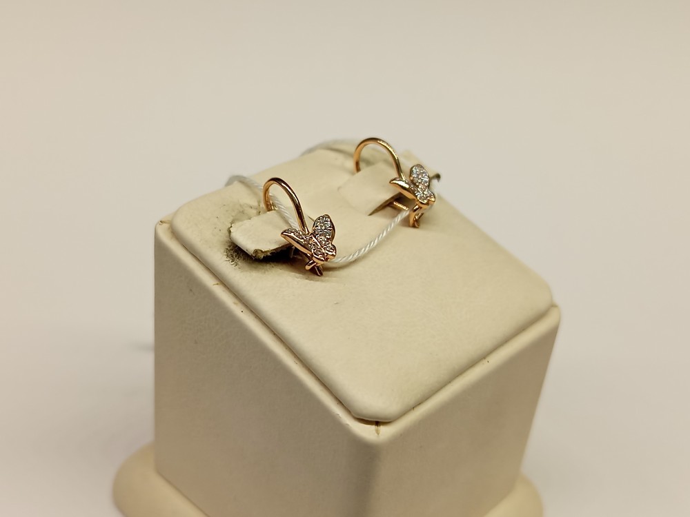 СЕРЬГИ С КАМНЯМИ (Au 585)