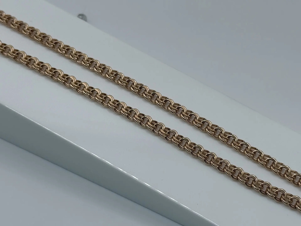 ЦЕПЬ ПУСТОТЕЛАЯ Бисмарк (Au 585)