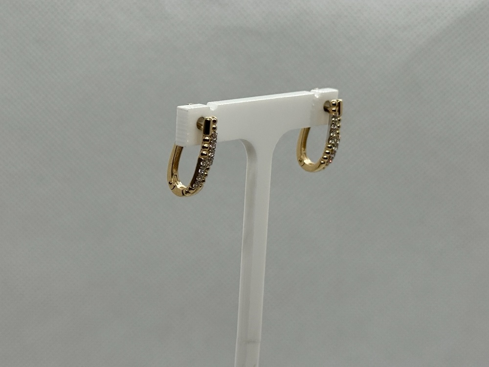 СКМИ585 СЕРЬГИ С КАМНЯМИ (Au 585)