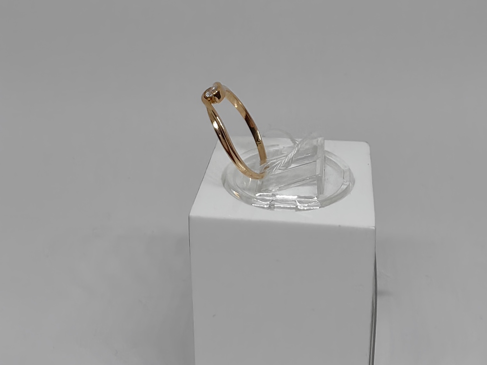 КОЛКМ585 КОЛЬЦО С КАМНЕМ (Au 585)