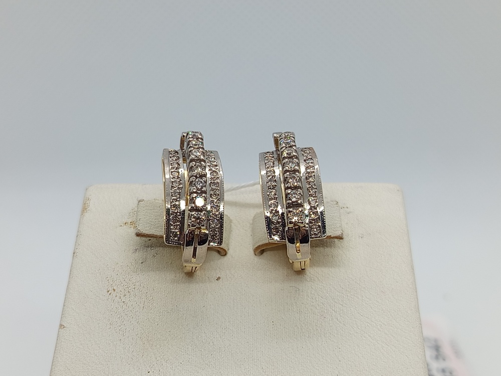 СЕРЬГИ БРИЛЛИАНТ Au 750