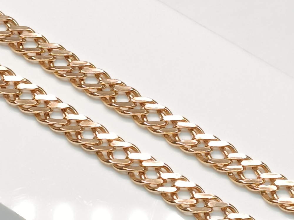 ЦПР2585 ЦЕПЬ ПУСТОТЕЛАЯ Ромб двойной (Au 585)