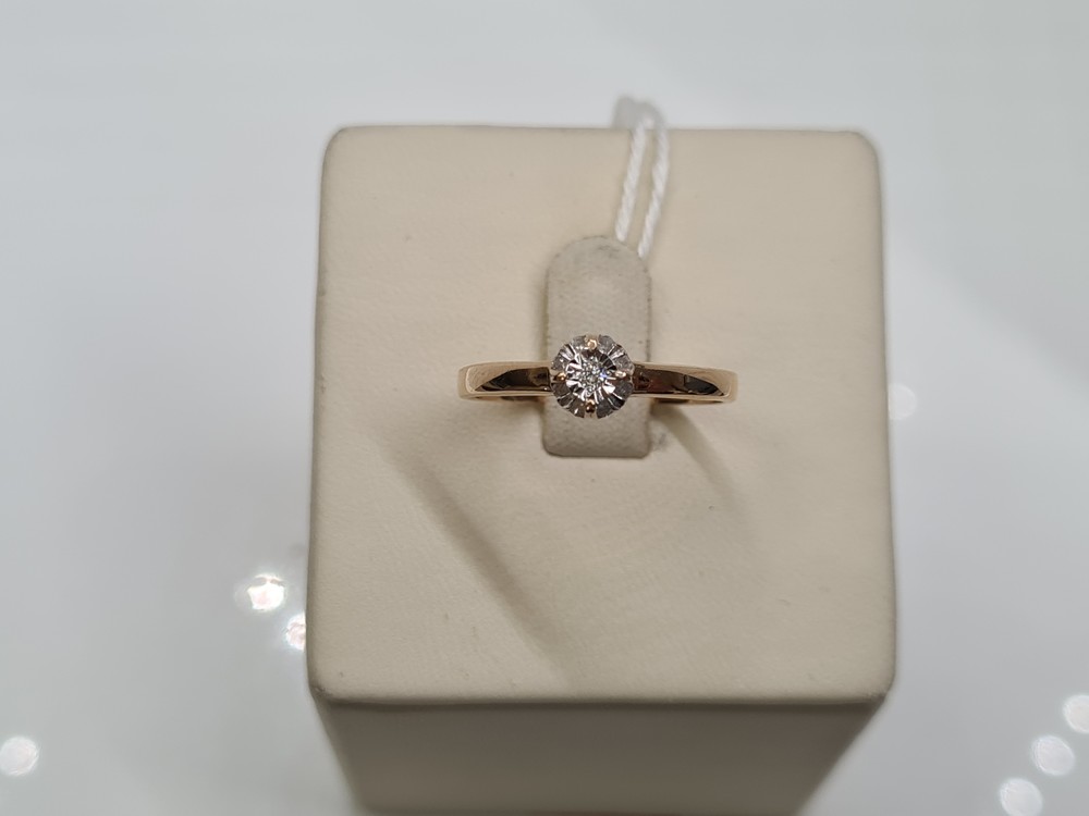 КОЛЬЦО БРИЛЛИАНТ Au 585