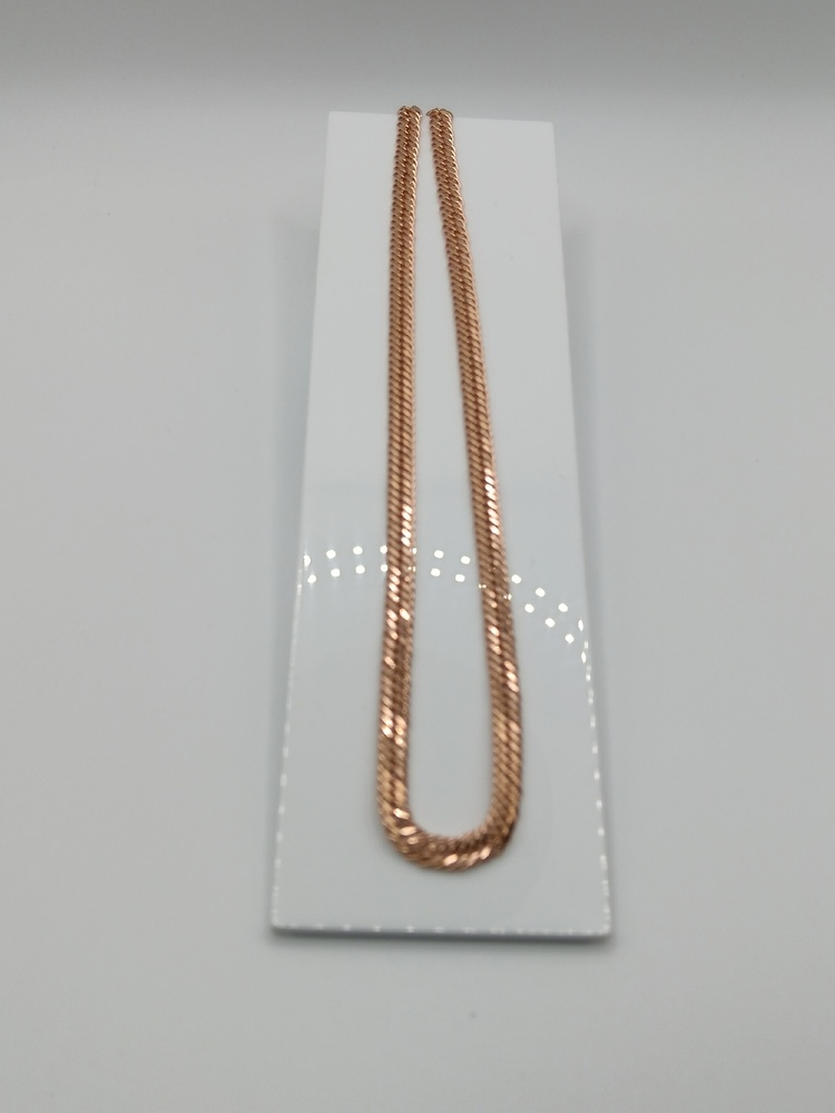 ЦЕПЬ ПУСТОТЕЛАЯ Ромб тройной (Au 585)