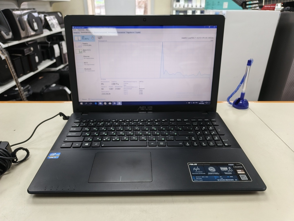 Ноутбук ASUS; Core i7-3537U, Intel UHD Graphics, 4 Гб, 500 Гб, Нет