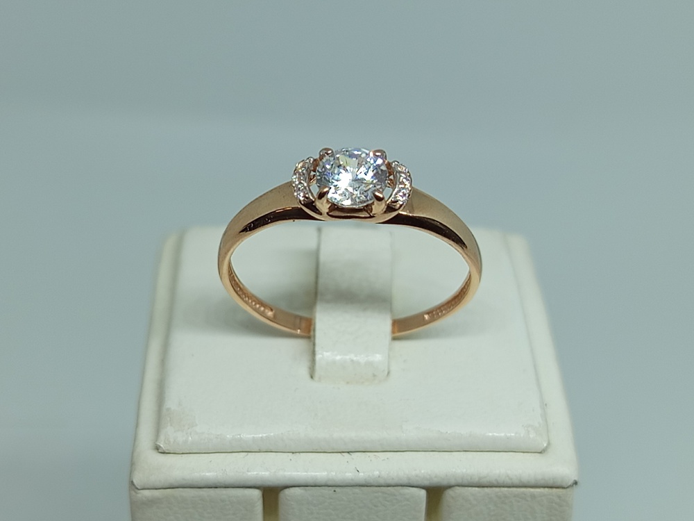 КОЛКМИ585 КОЛЬЦО С КАМНЯМИ (Au 585)