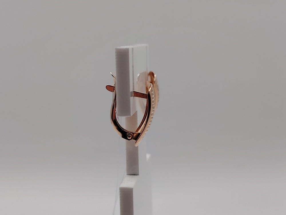 СЕРЬГИ БЕЗ КАМНЯ (Au 585)