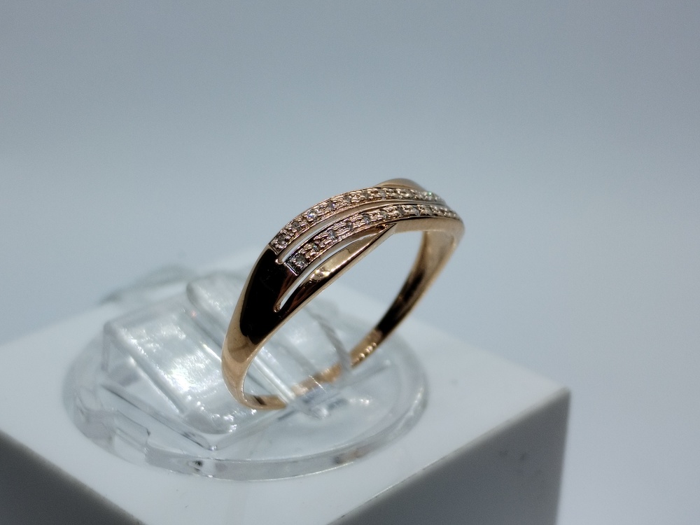 КОЛКМИ585 КОЛЬЦО С КАМНЯМИ (Au 585)