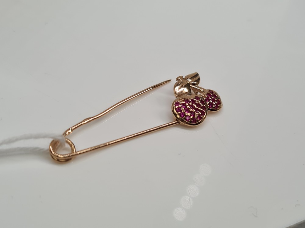 ПОДКМИ585 ПОДВЕСКА С КАМНЯМИ (Au 585)