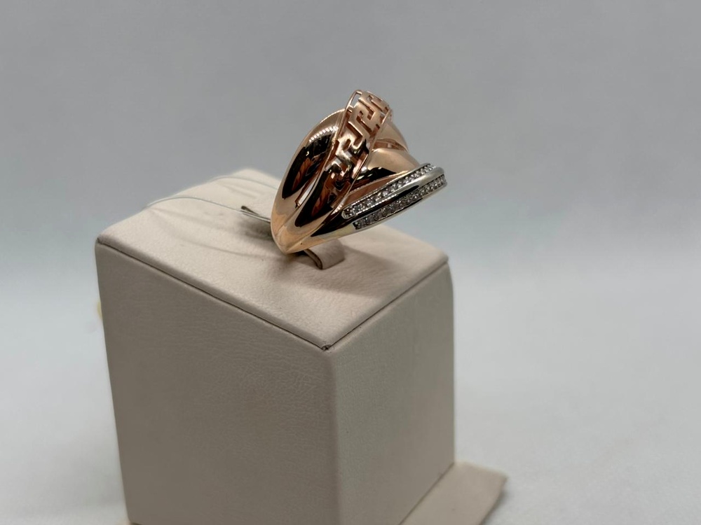 КОЛЬЦО С КАМНЯМИ (Au 585)