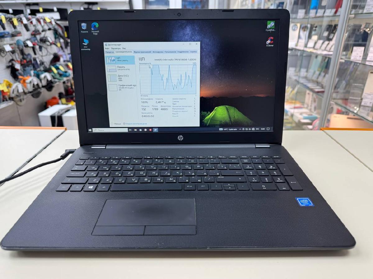 Ноутбук HP; Celeron N3060, Intel UHD Graphics, 4 Гб, Нет, 500 Гб