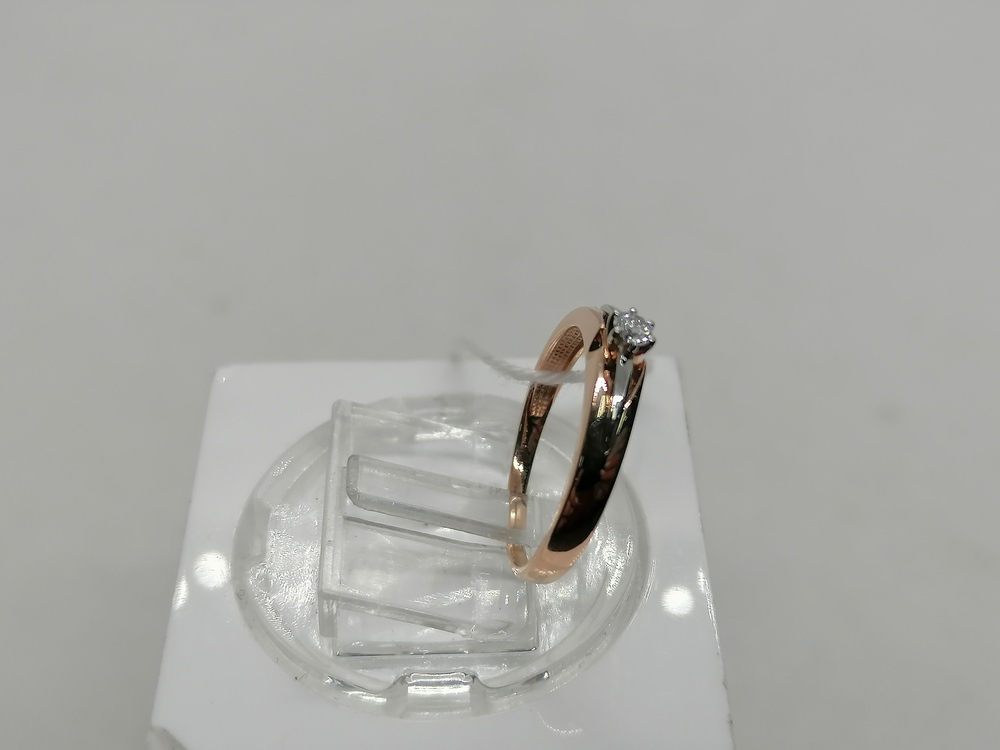 КОЛЬЦО БРИЛЛИАНТ Au 585