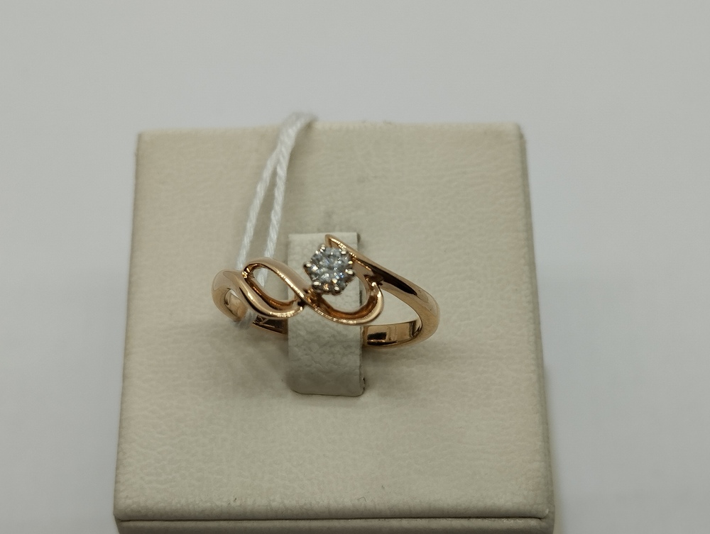 КОЛЬЦО БРИЛЛИАНТ Au 585